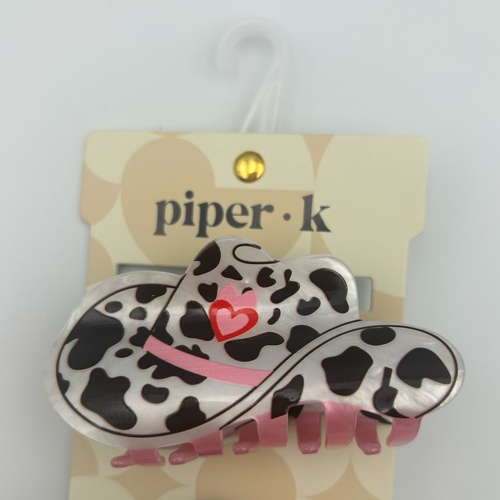 *New* Piper K Cowgirl Hat and Boot Claw Clip - Picture 3 of 8